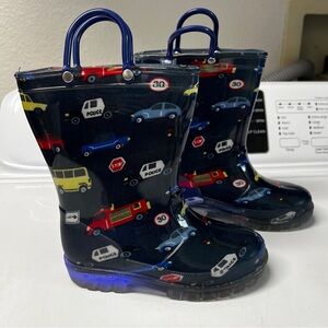 Light up Kids Rain Boots 10t